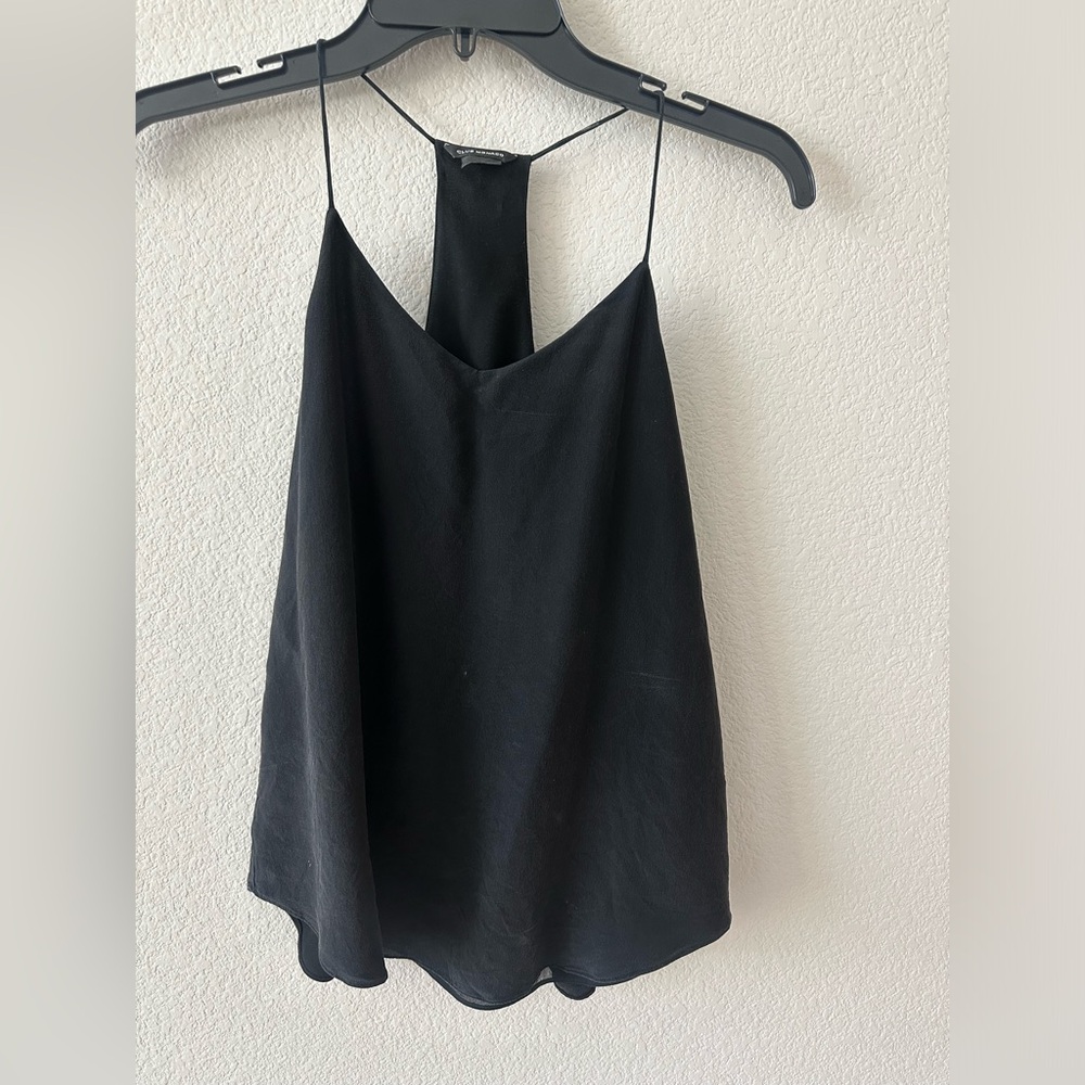 Club monaco v-neck black Tank Top XS